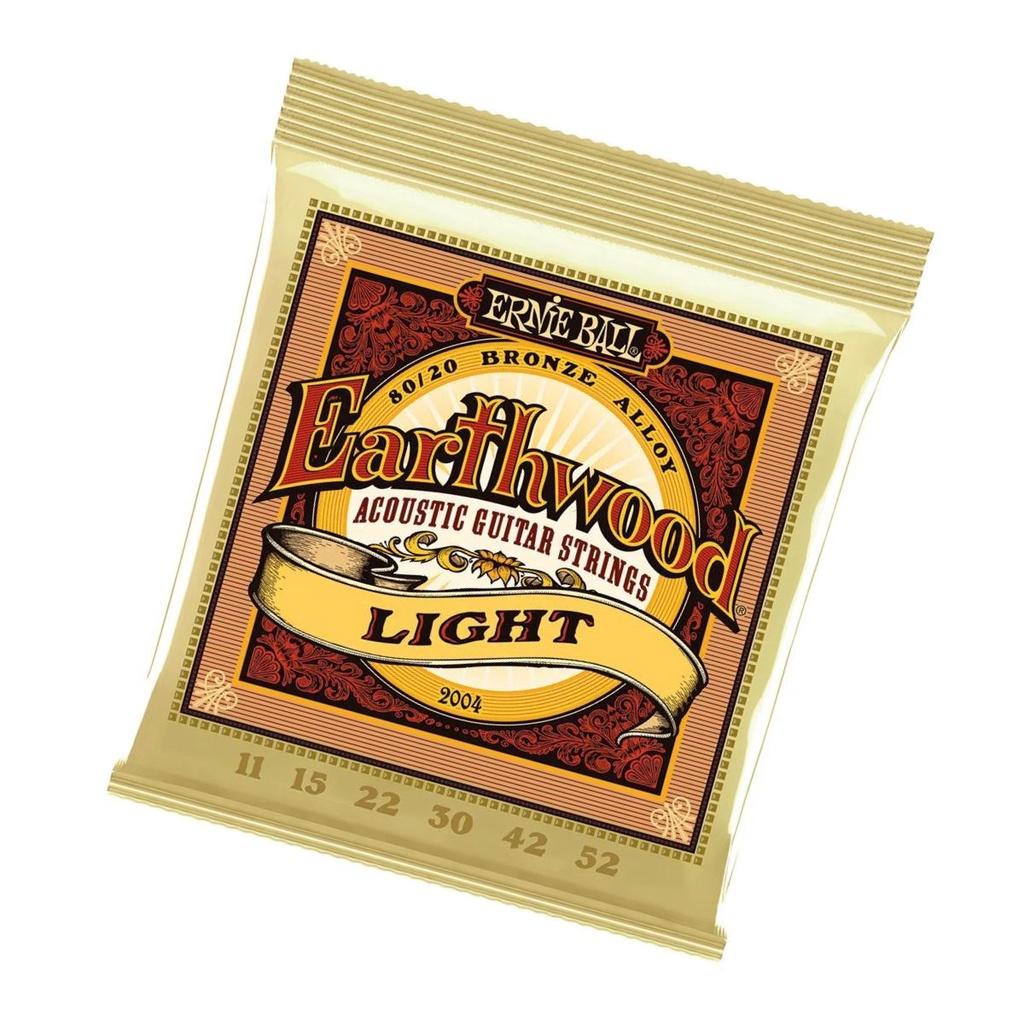 Encordoamento Violão Aço 011 Ernie Ball Earthwood Tensão Leve