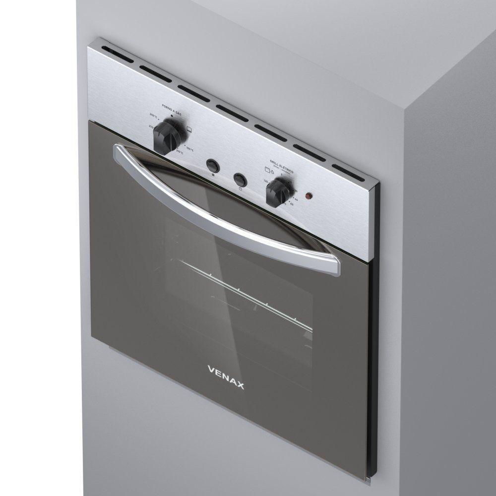 Forno De Embutir A Gás 50l Cristallo Giii Inox Gás Glp