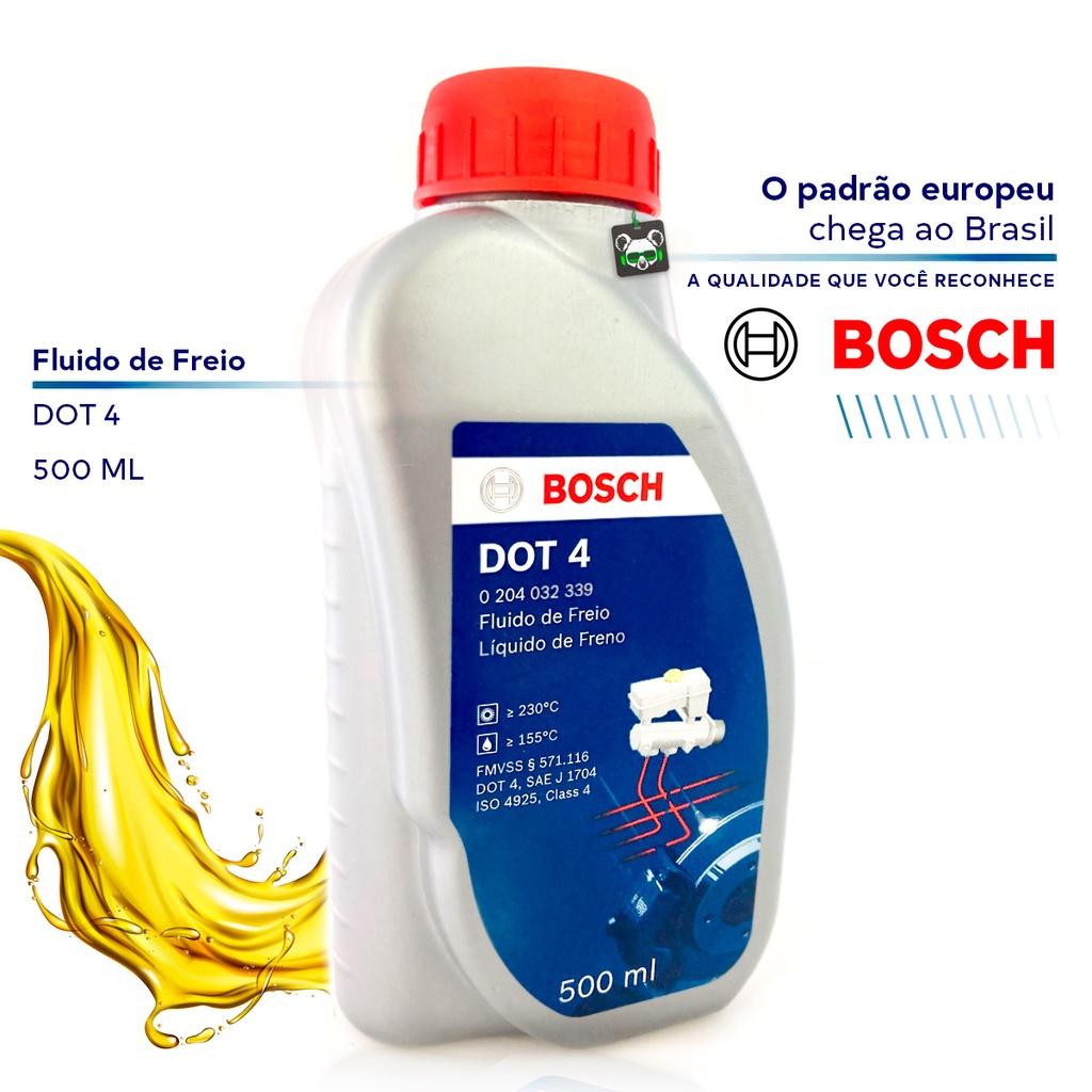Fluido Oleo De Freio Bosch Dot 4 Original Carro E Moto 500ml