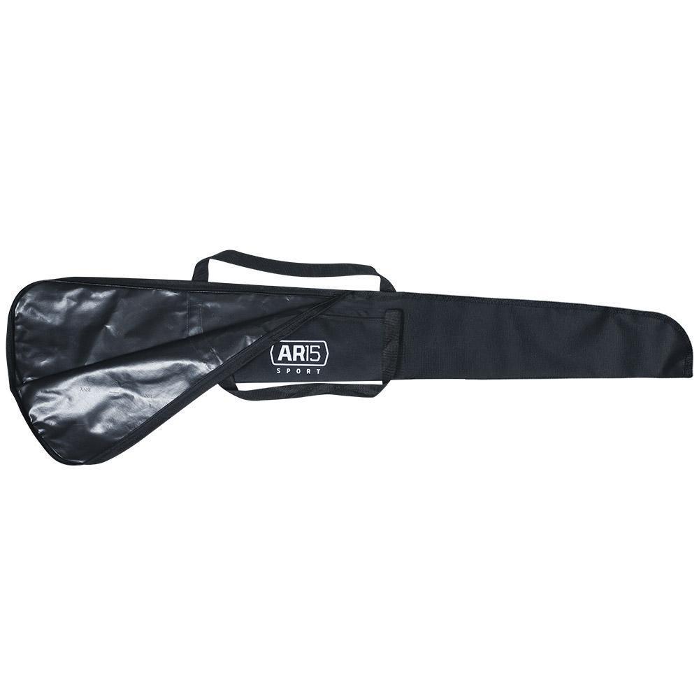 Capa AR15 Sport Proteção Simples 120cm + Porta Chumbinhos AR15 Sport + Alvos De Papel 14x14 AR15 Sport