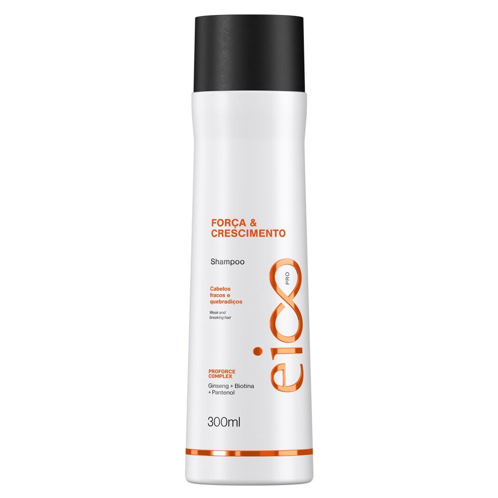 Eico Professional Shampoo Hidratação Sem Sal Força E Crescimento 300ml