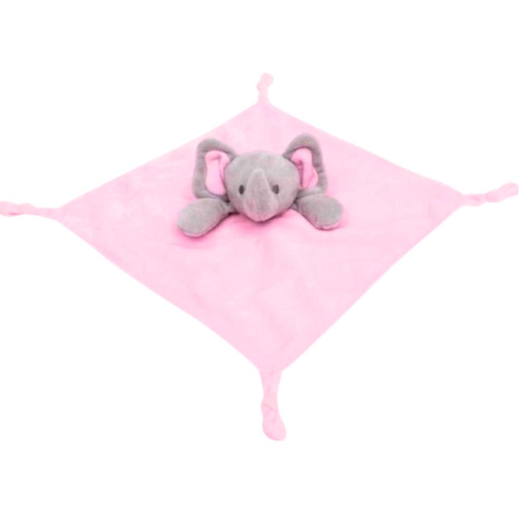 Naninha Elefantinho Cor Rosa Com Nó Para Chupeta 09962 - Buba