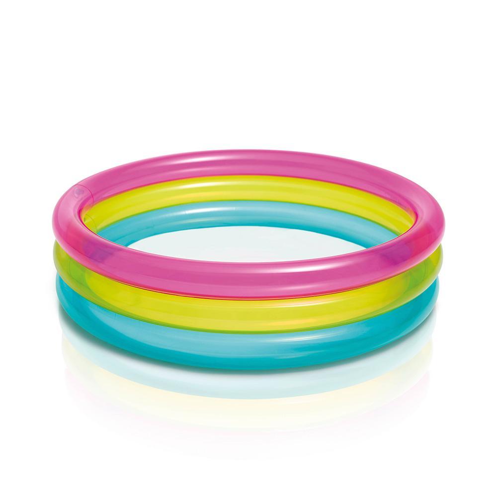 Piscina Inflável Arco Iris 68L Infantil - Intex
