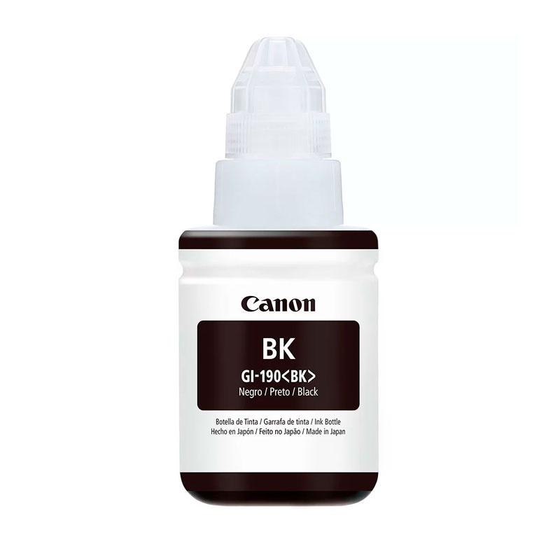 Garrafa De Tinta Canon Gi190bk Preto 135ml