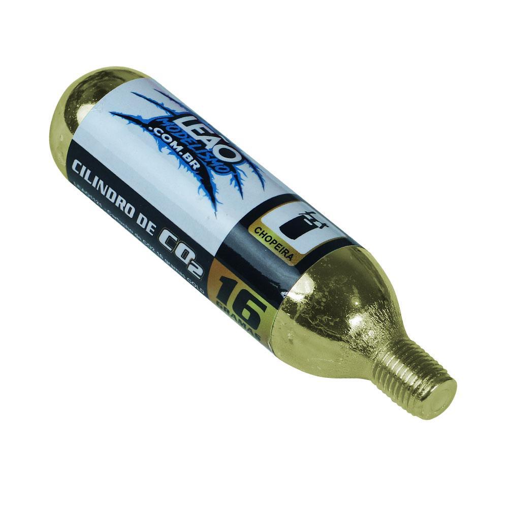Capsula Co2 Chopeira Rosca 3/8 Leão Modelismo 5un