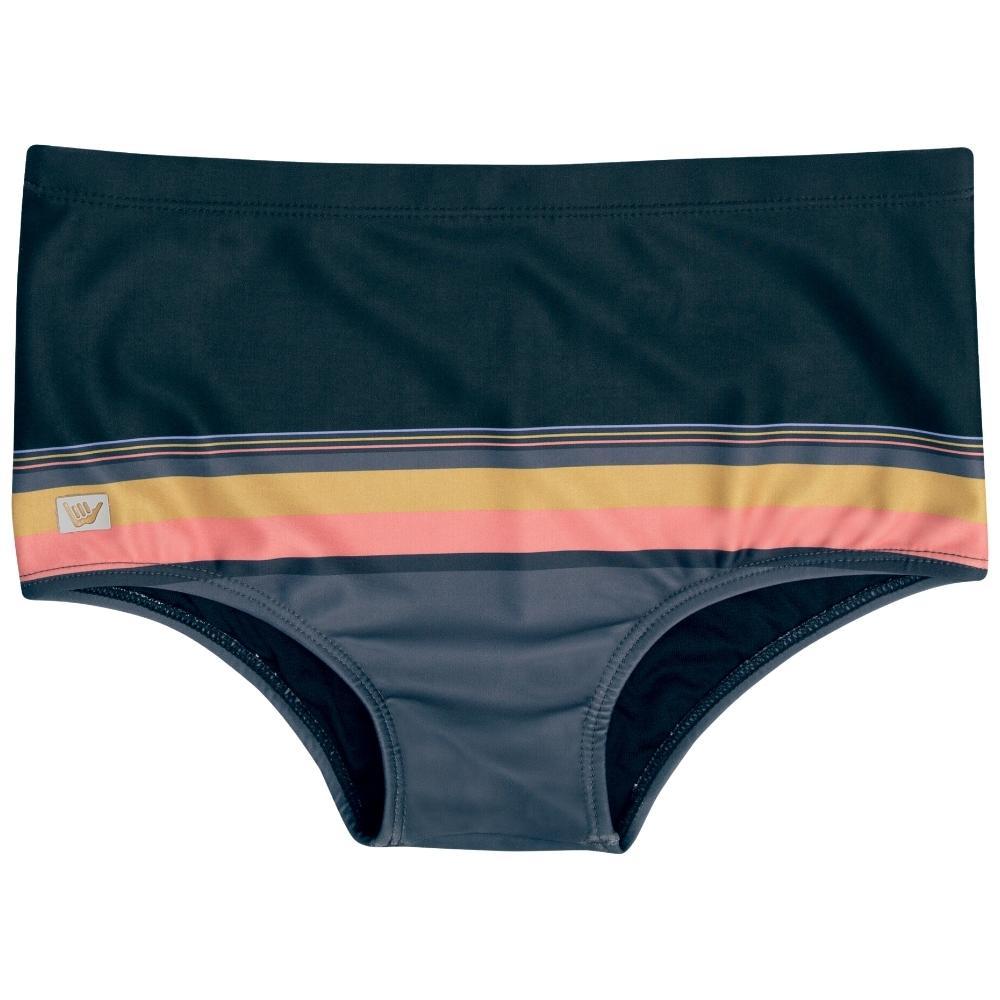 Sunga Hang Loose Estampa Listrada Slip Sungao Forrada Com Cordao De Regulagem Masculina Moda Praia