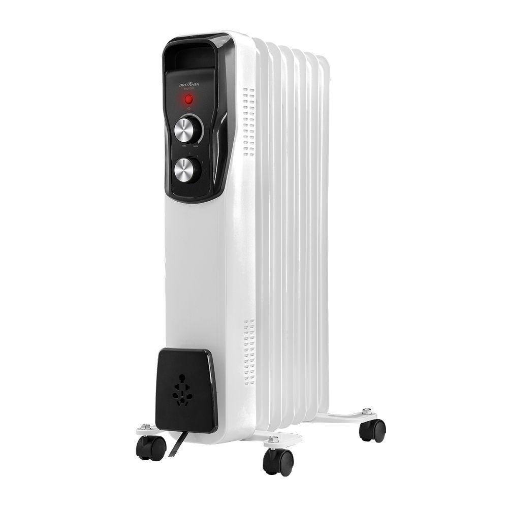 Aquecedor A Óleo Britânia Baq1720b 1500w Com 3 Níveis De Aquecimento