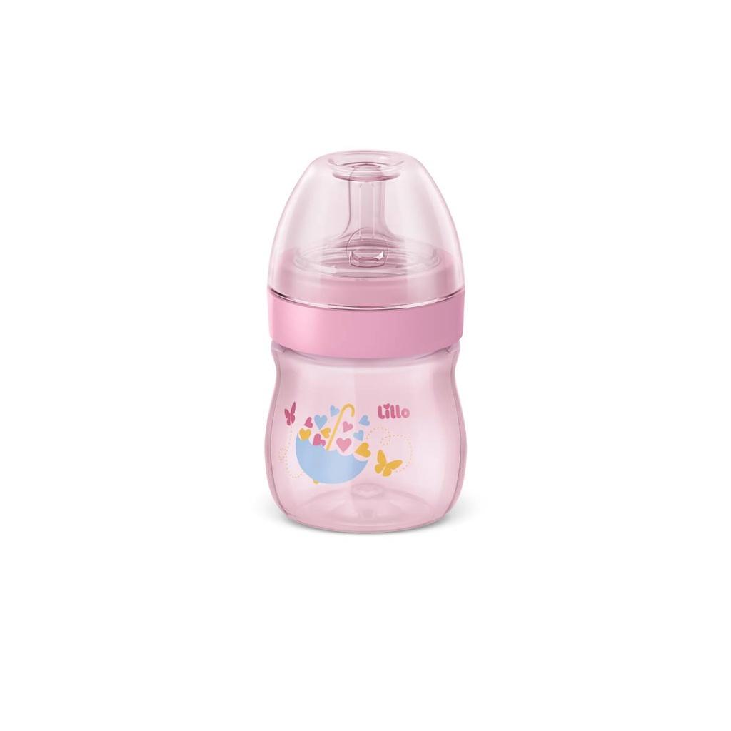 Kit De Mamadeira Primeiros Passos 50/150/240ml Rosa - Lillo