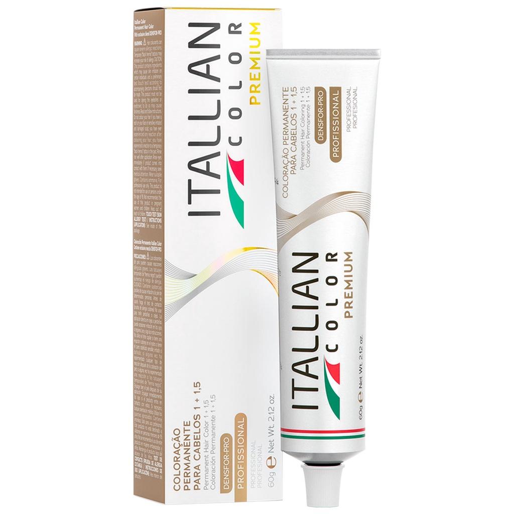 Coloração Itallian Color Louro Cobre Intenso 7.44 60G