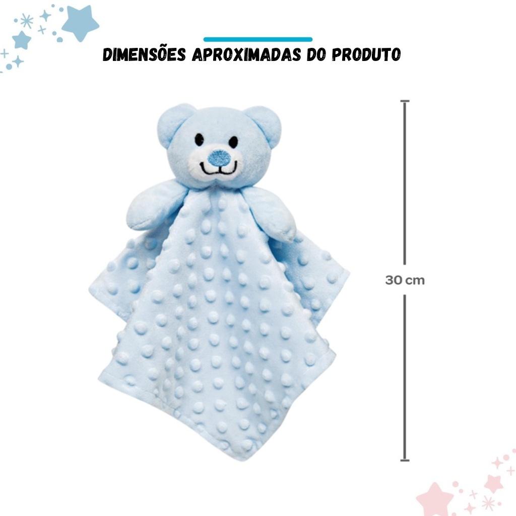 Naninha Com Pelúcia Algodão Doce Azul 7591 - Buba