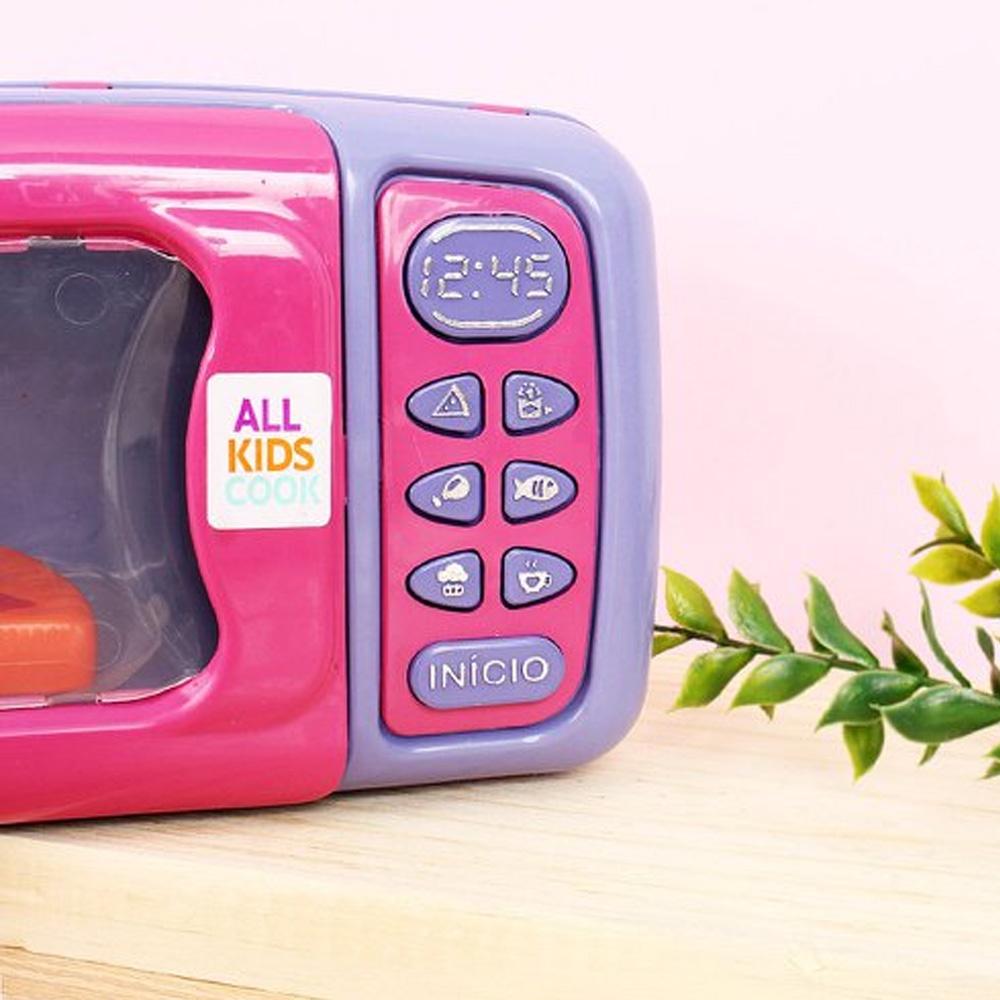 Microondas Infantil Brinquedo Cozinha Kit Cozinha De Brinquedo Faz De Conta Comidinha Menina Casinha