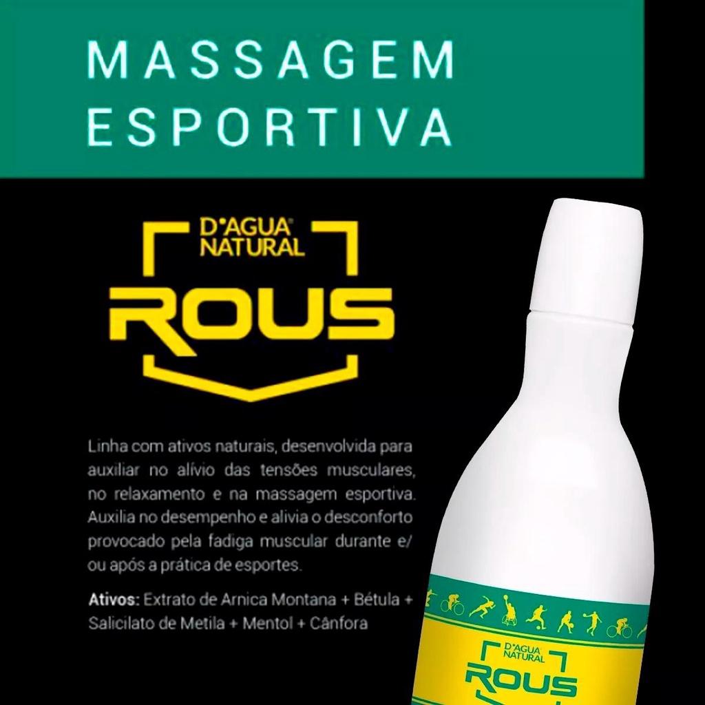 Óleo De Massagem Terapia Rous Arnica Sports Dagua Natural 300ml