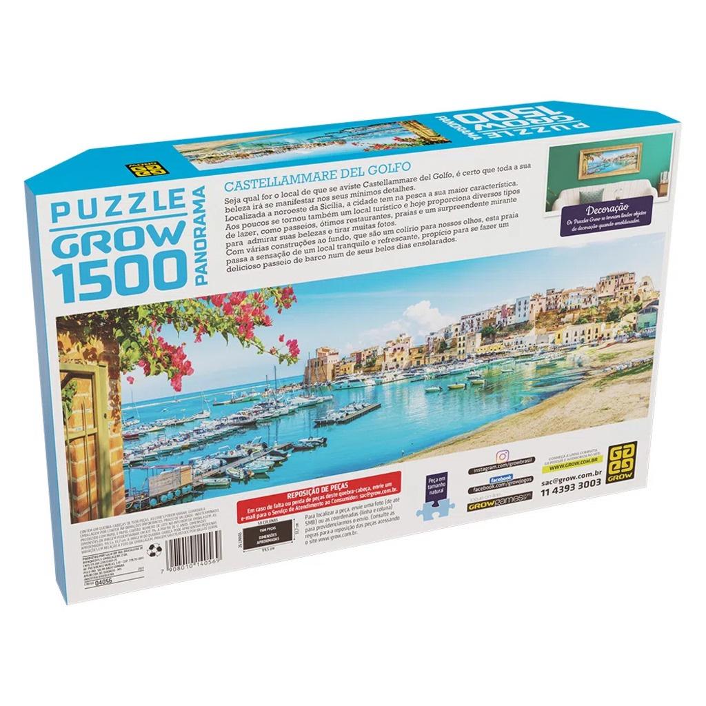 Quebra Cabeça Castellammare Del Golfo 1500 Peças 04056 -grow