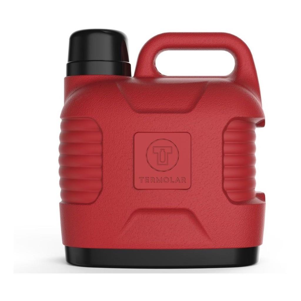 Garrafão Térmico 5L Vermelho Supertermo Quente Frio Termolar