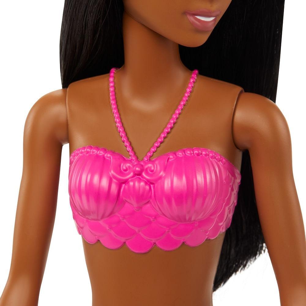 Barbie Sereia Morena Com Cauda Roxa - Mattel