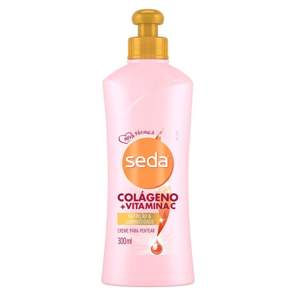 Creme Para Pentear Seda Colágeno E Vitamina C By Niina Secrets 300ml