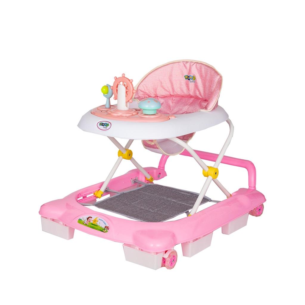 Andador Infantil Musical 2 Em 1 Com Empurrador 3 Ajuste De Altura La Bamba Maxi Baby