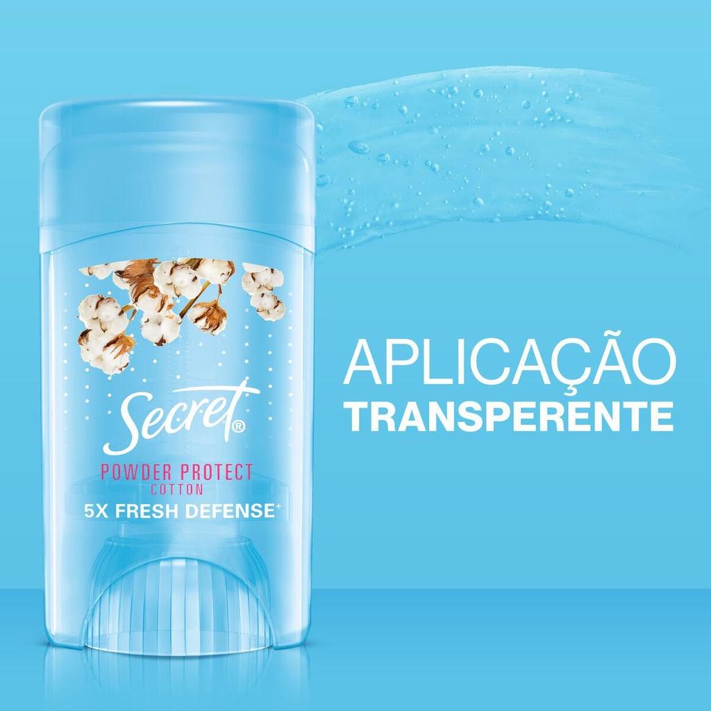 Desodorante Em Gel Secret Cotton 45g