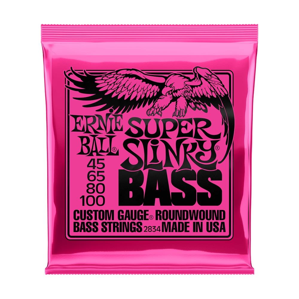 Encordoamento Ernie Ball Baixo 4 Cordas 045 Superslinky