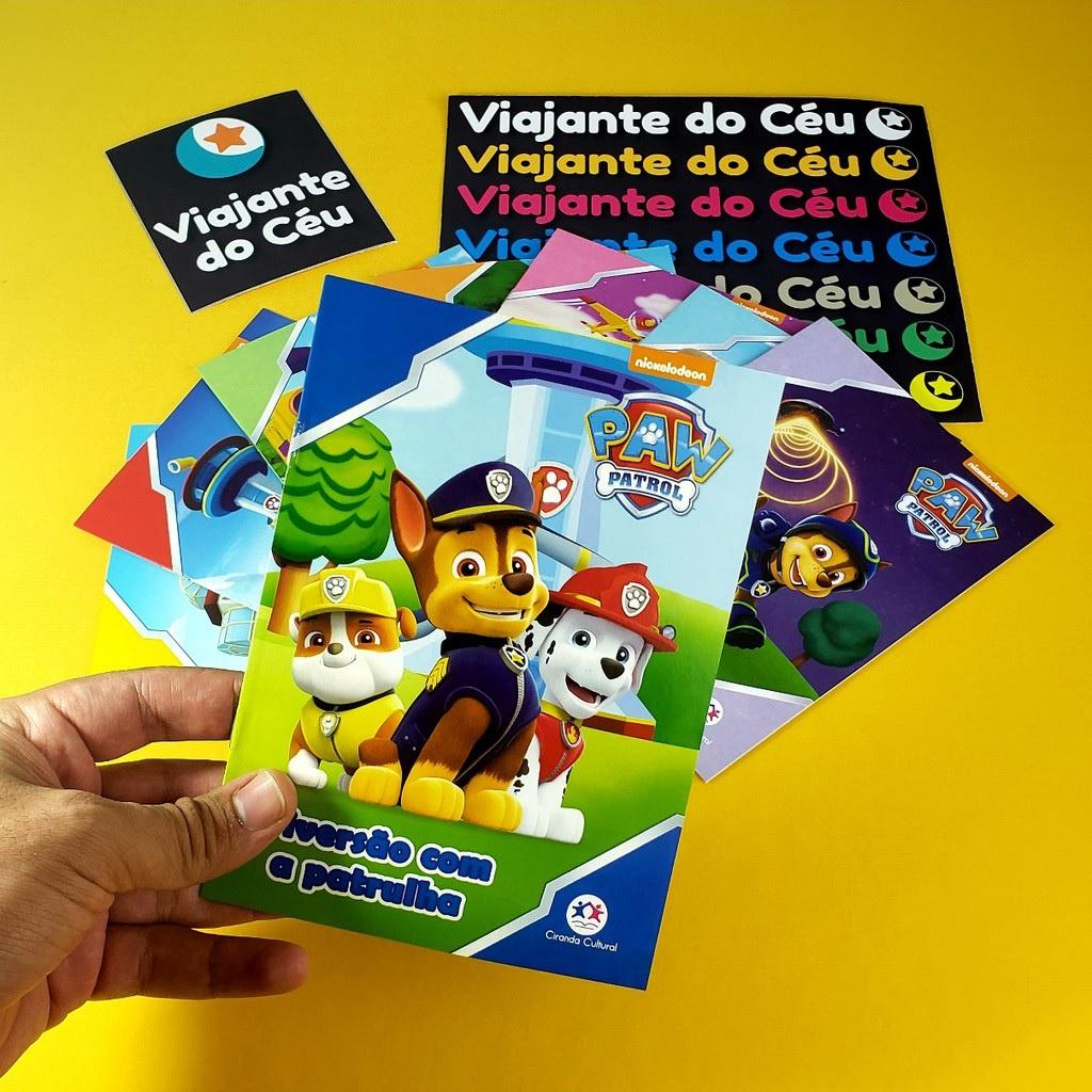 Kit Patrulha Canina Com 8 Livros Embalagem Econômica