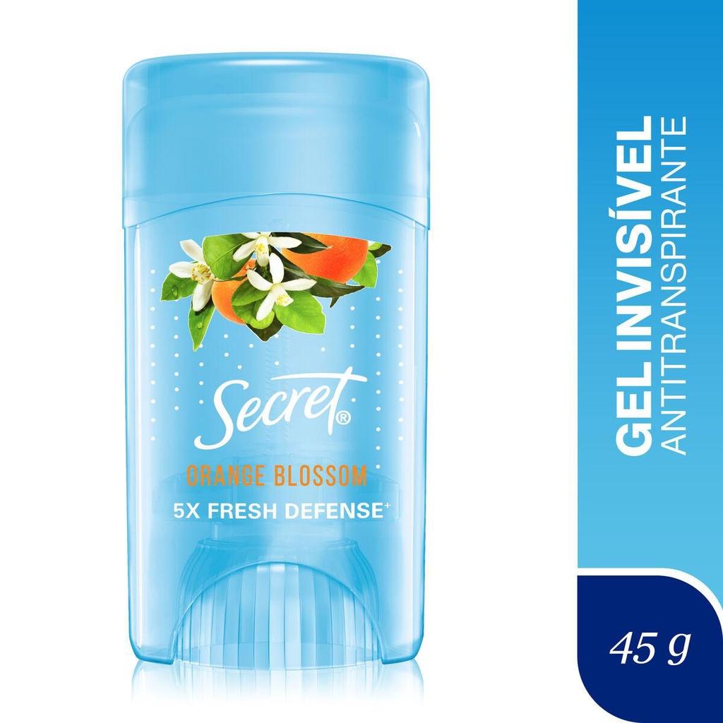 Kit 2 Desodorantes Em Gel Secret Orange Blossom 45g