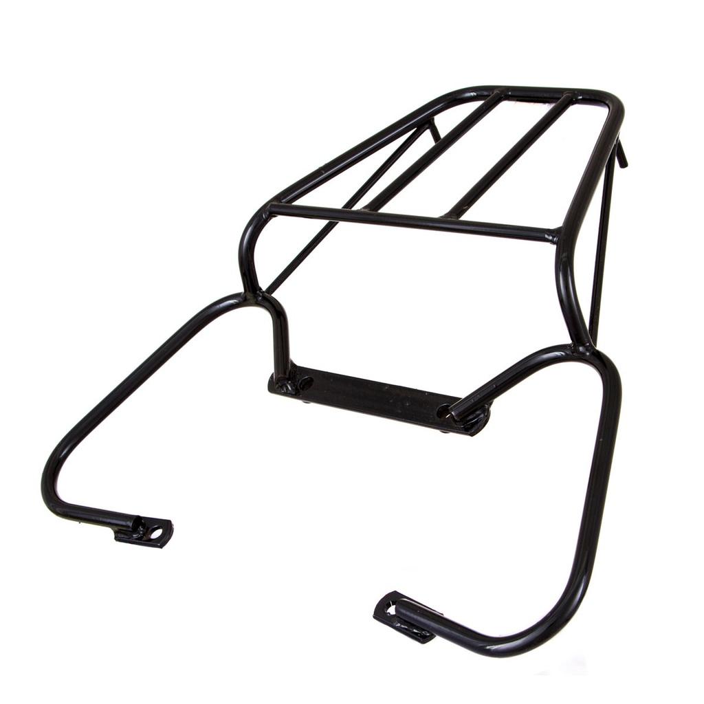 Bagageiro Sansão Churrasqueira Em Aço Maciço Para Moto Baú Bauleto Honda Nx 400 Falcon Cromo Forte