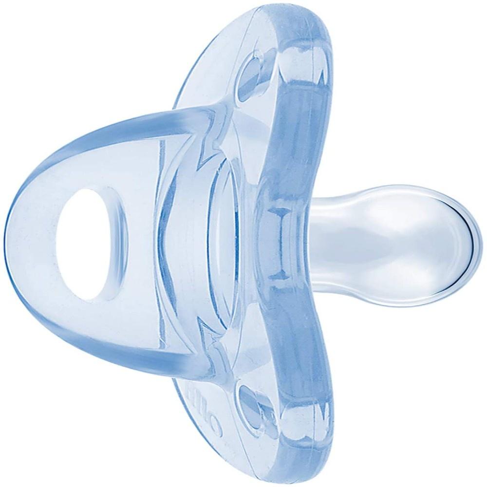 Chupeta Soft Calming Silicone Simétrico Tam.1 Azul - Lillo