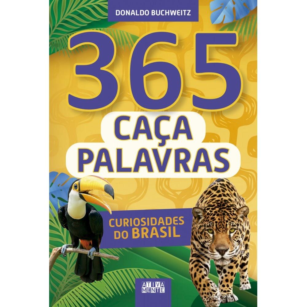 Livro 365 Caça-palavras - Curiosidades Do Brasil