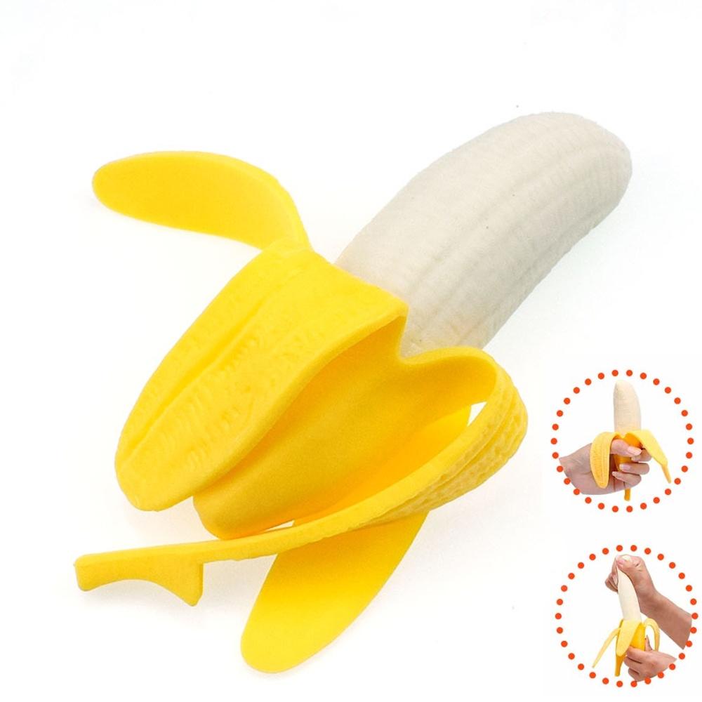 Brinquedo Banana Squishy Pop It Soft Stress Fidget Toy Popit Cheiro De Banana Estica Duhome