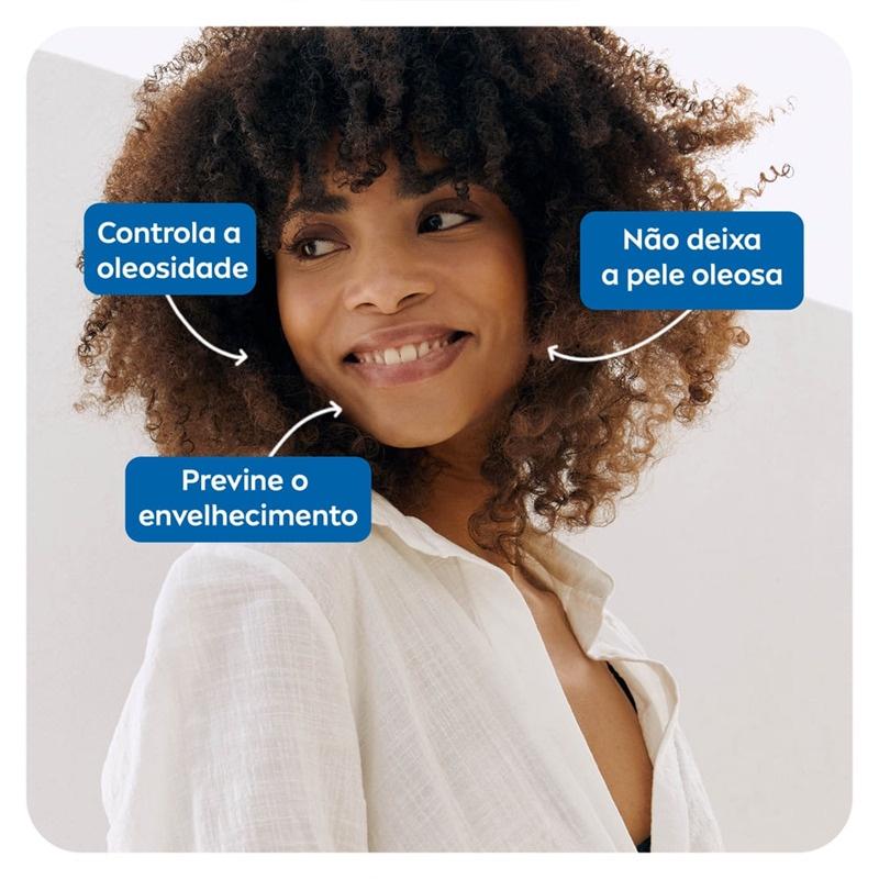 Protetor Solar Nivea Facial Antissinais Fps70 Toque Seco 40ml