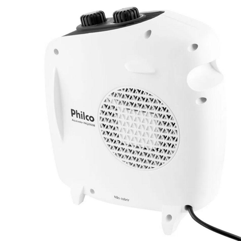 Aquecedor Elétrico Philco Paq2000b 2 Em 1 3 Níveis De Potência