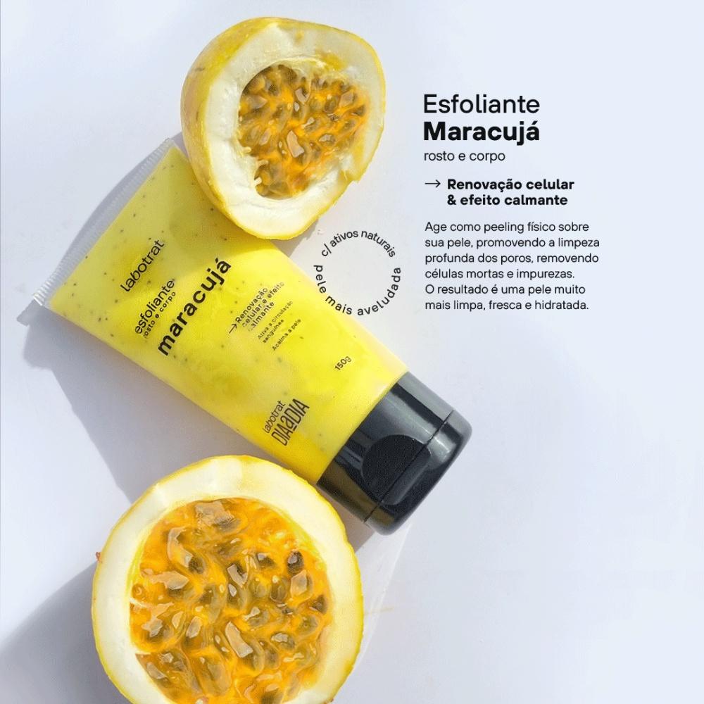 Kit Cuidado Rosto E Corpo Hidrata Esfolia Maracujá Labotrat