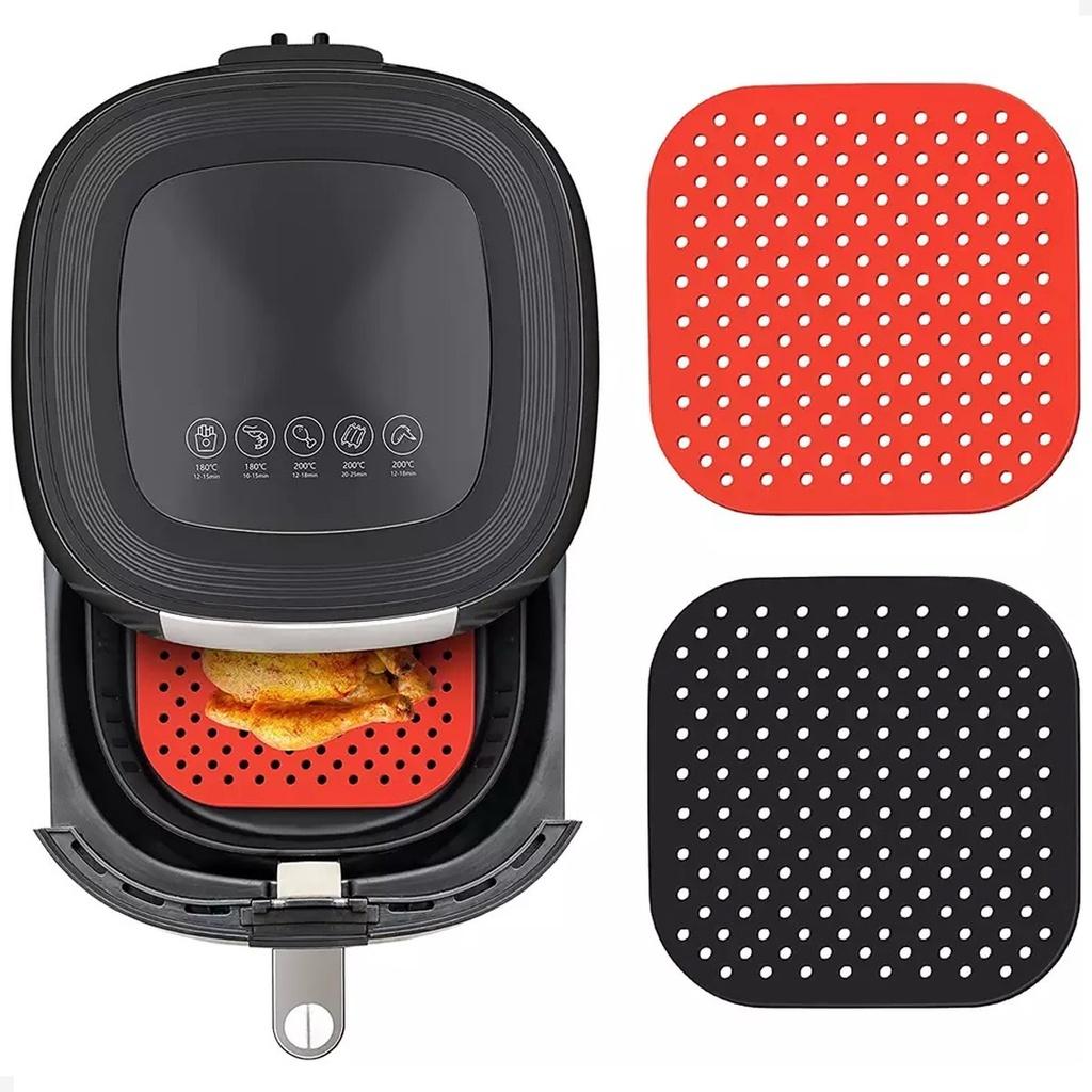 Tapete Quadrado De Silicone P/airfryer Universal Fritadeira