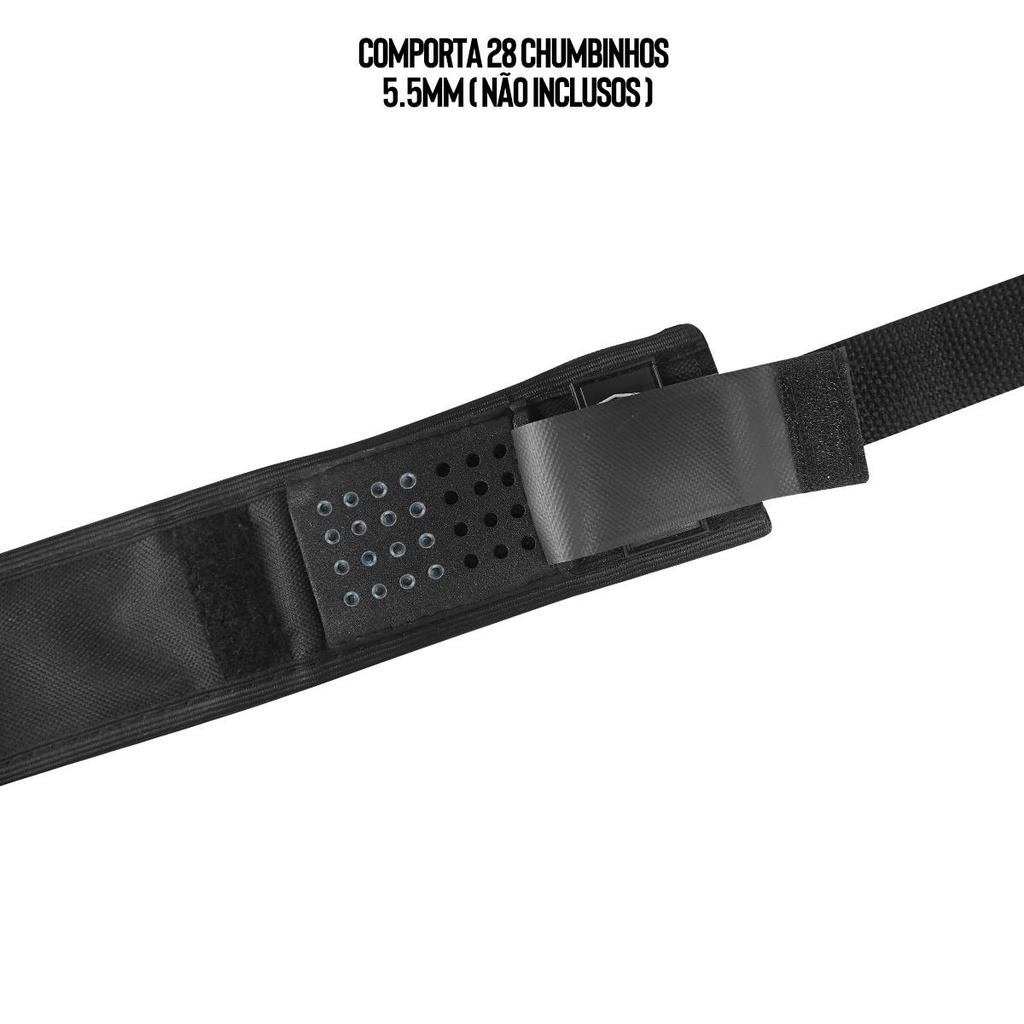 Bandoleira Ajustável C/Porta Chumbinho 5.5 Ar15 Sport