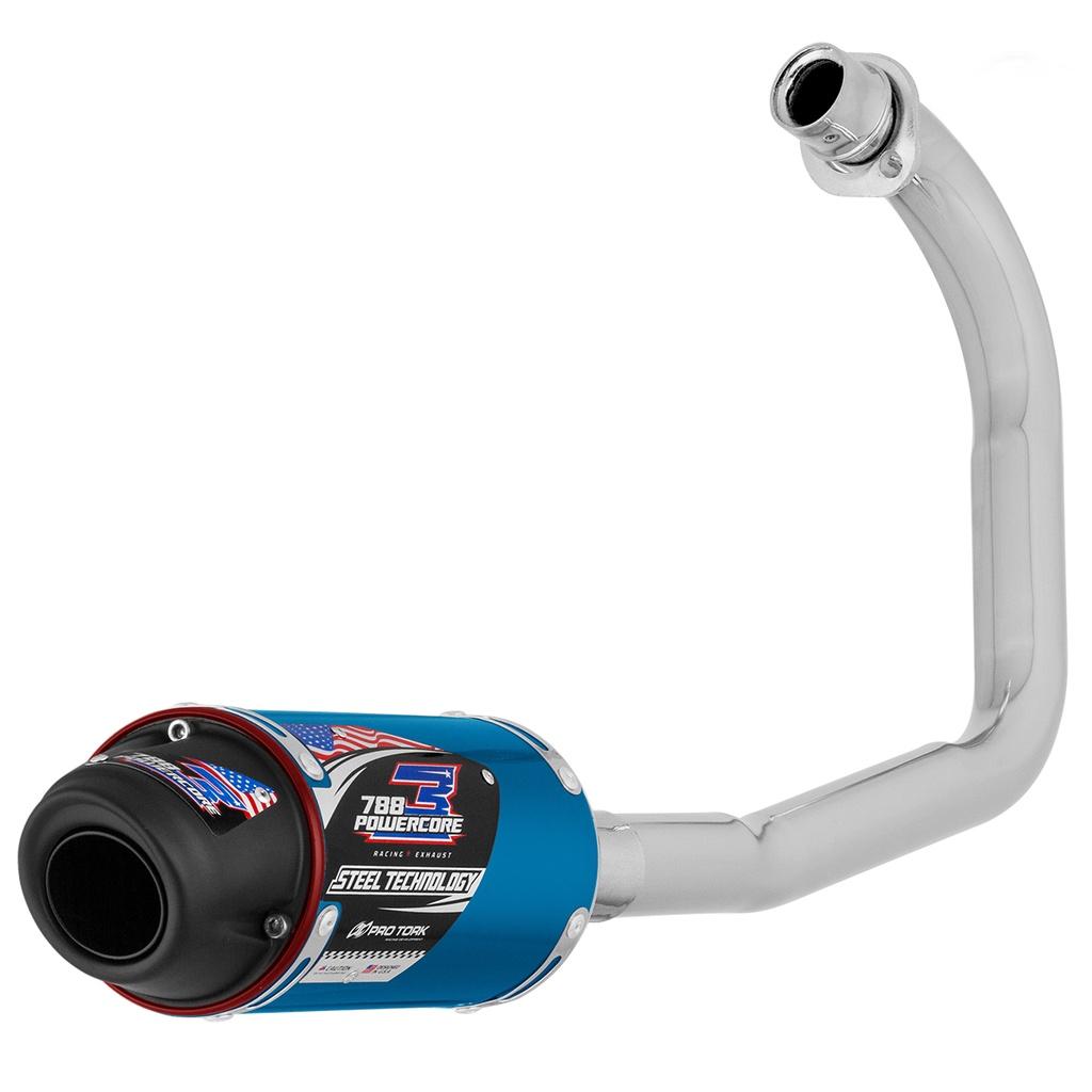 Escapamento Escape Moto PRO Tork Powercore 3 Steel Technology Titan/Fan 125 2000 A