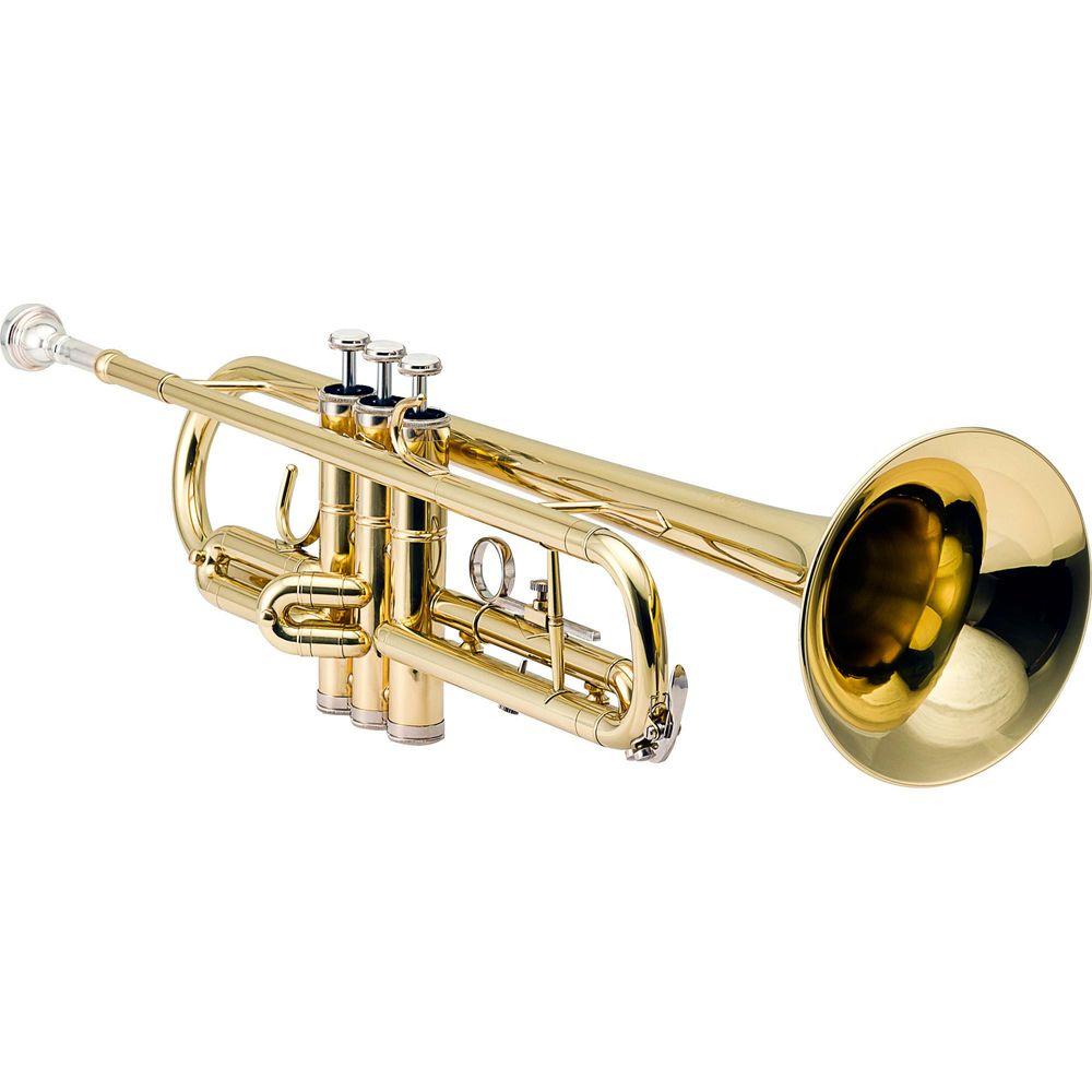 Trompete Bb Harmonics Htr-300l Laqueado Soft Case