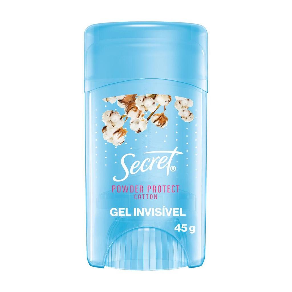 Desodorante Em Gel Secret Cotton 45g