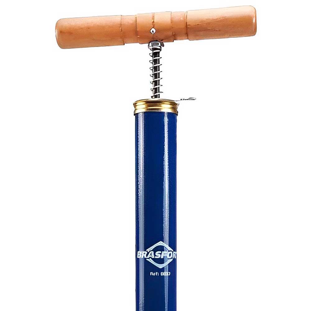 Bomba Manual Vertical Para Encher Pneus Com Pistão Simples 279900 Brasfort