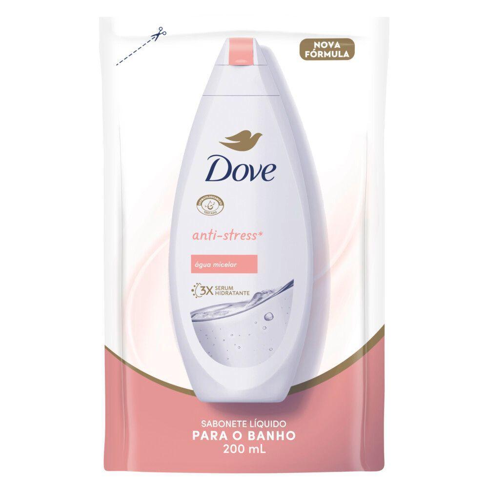 Refil Sabonete Líquido Dove Água Micelar Anti-stress Com 200ml