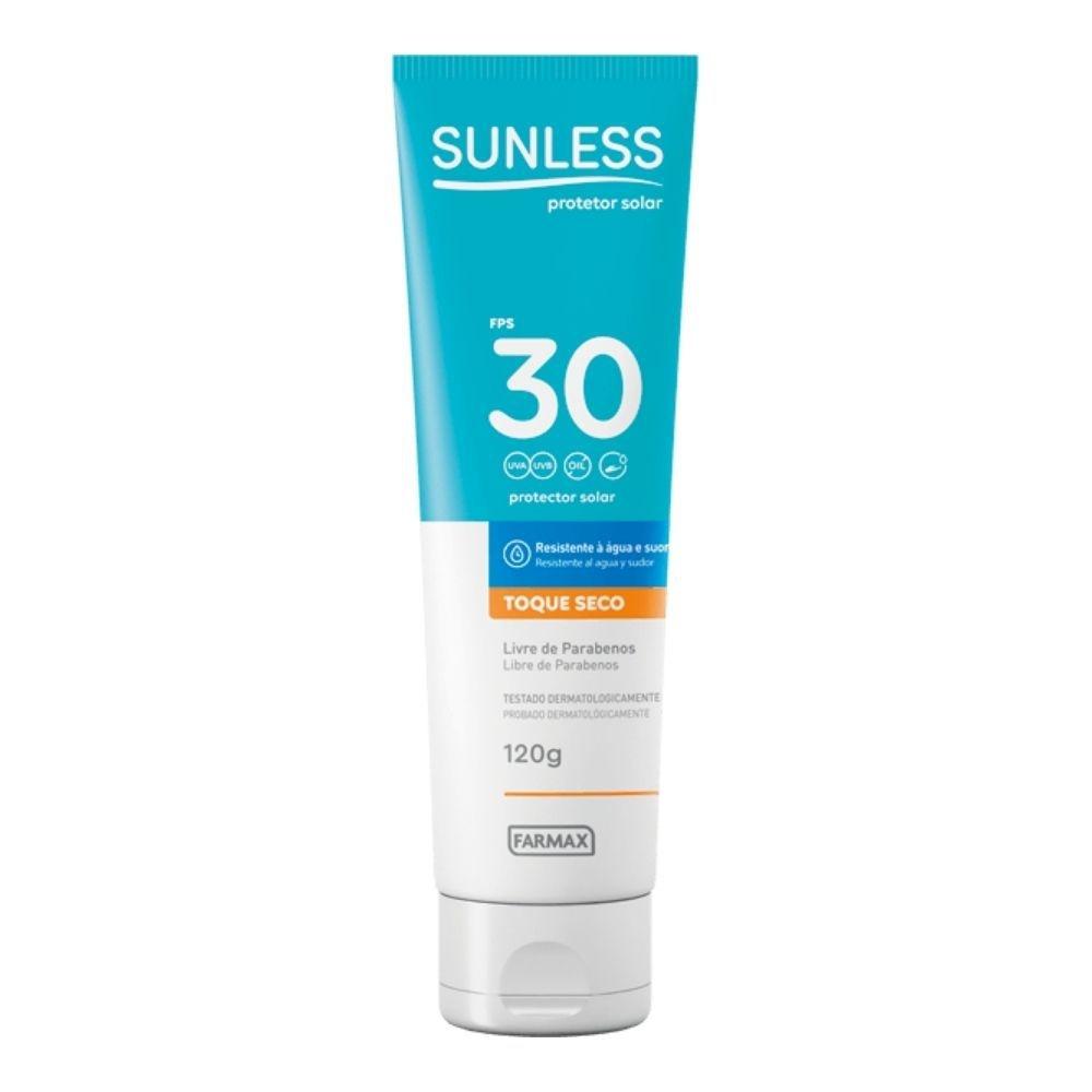Protetor Solar Sunless 30fps 120G Farmax