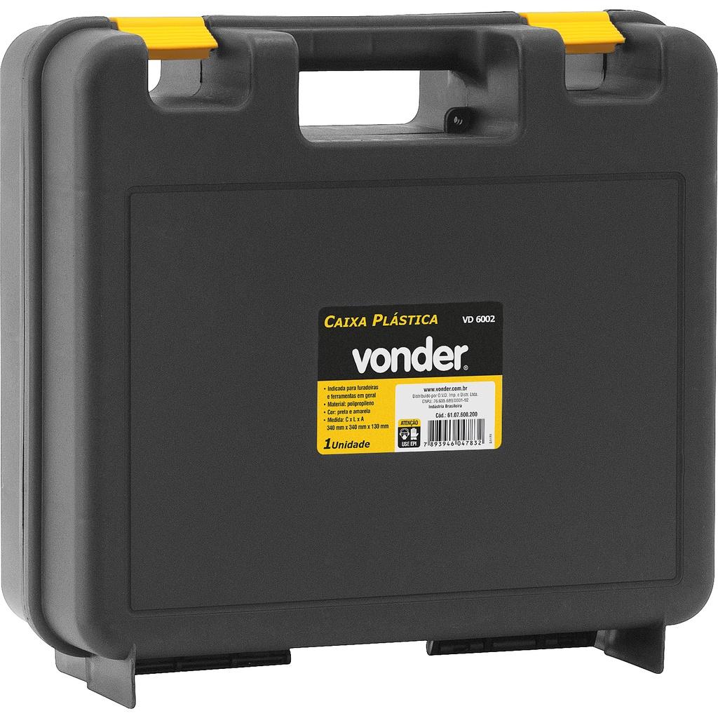 Caixa Para Ferramentas Peças Acessórios Plástica Vonder Resistente Original Premium Com Trava
