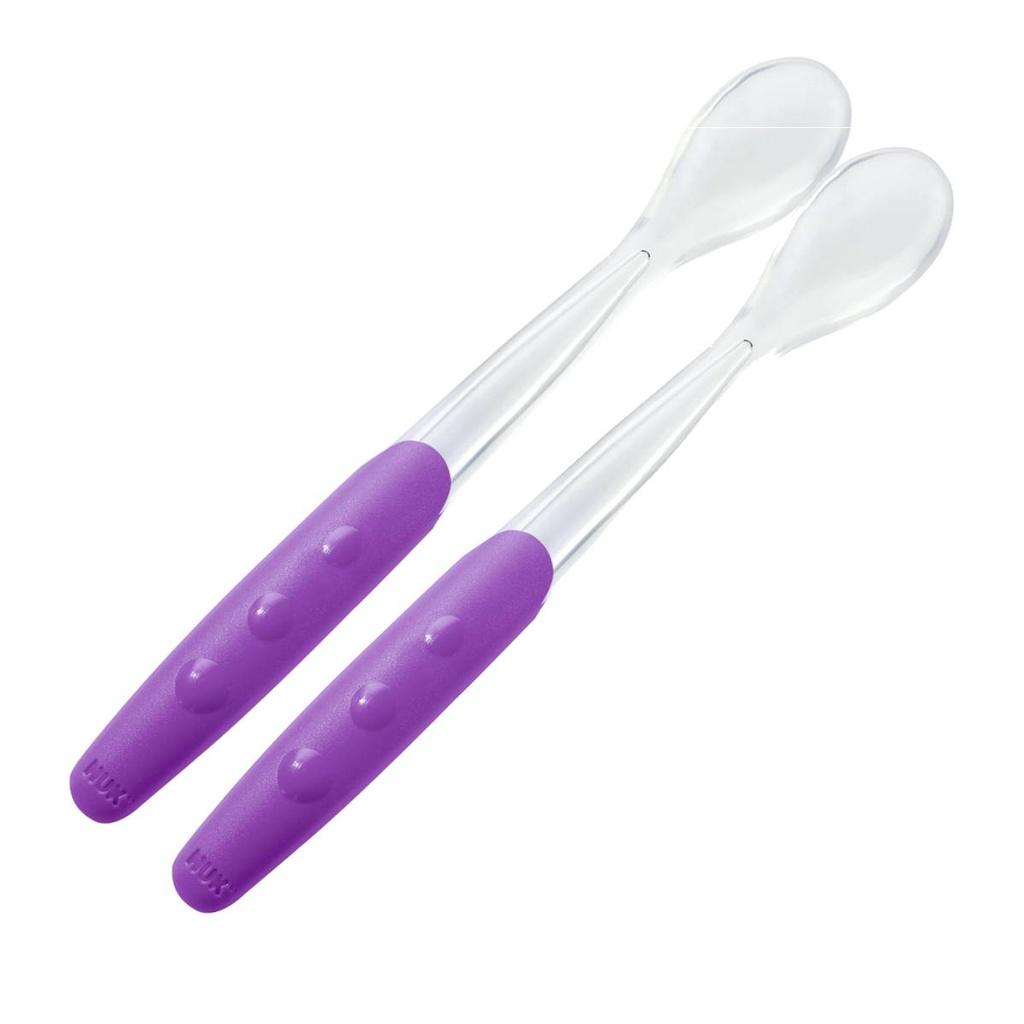 Kit 2 Colheres Infantil De Silicone Supermacias - Nuk