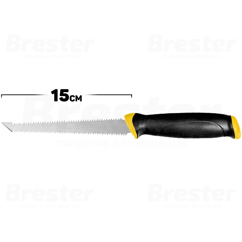 Serrote Profissional Drywall Gesso Lâmina Dupla 6 Polegadas