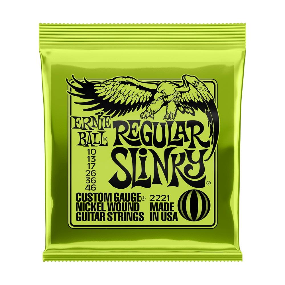 Encordoamento Guitarra 010 Regular Slink Ernie Ball P02221