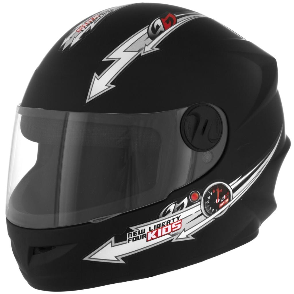 Capacete Fechado Moto PRO Tork Liberty For Kids Solid Feminino Masculino Confortável Criança