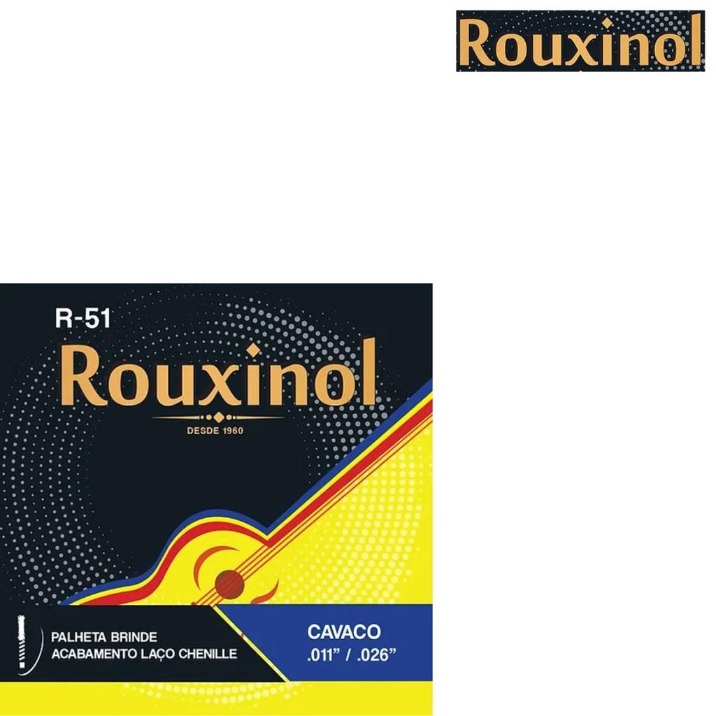 Encordoamento Cavaquinho R51 0.11 Rouxinol Prr51l