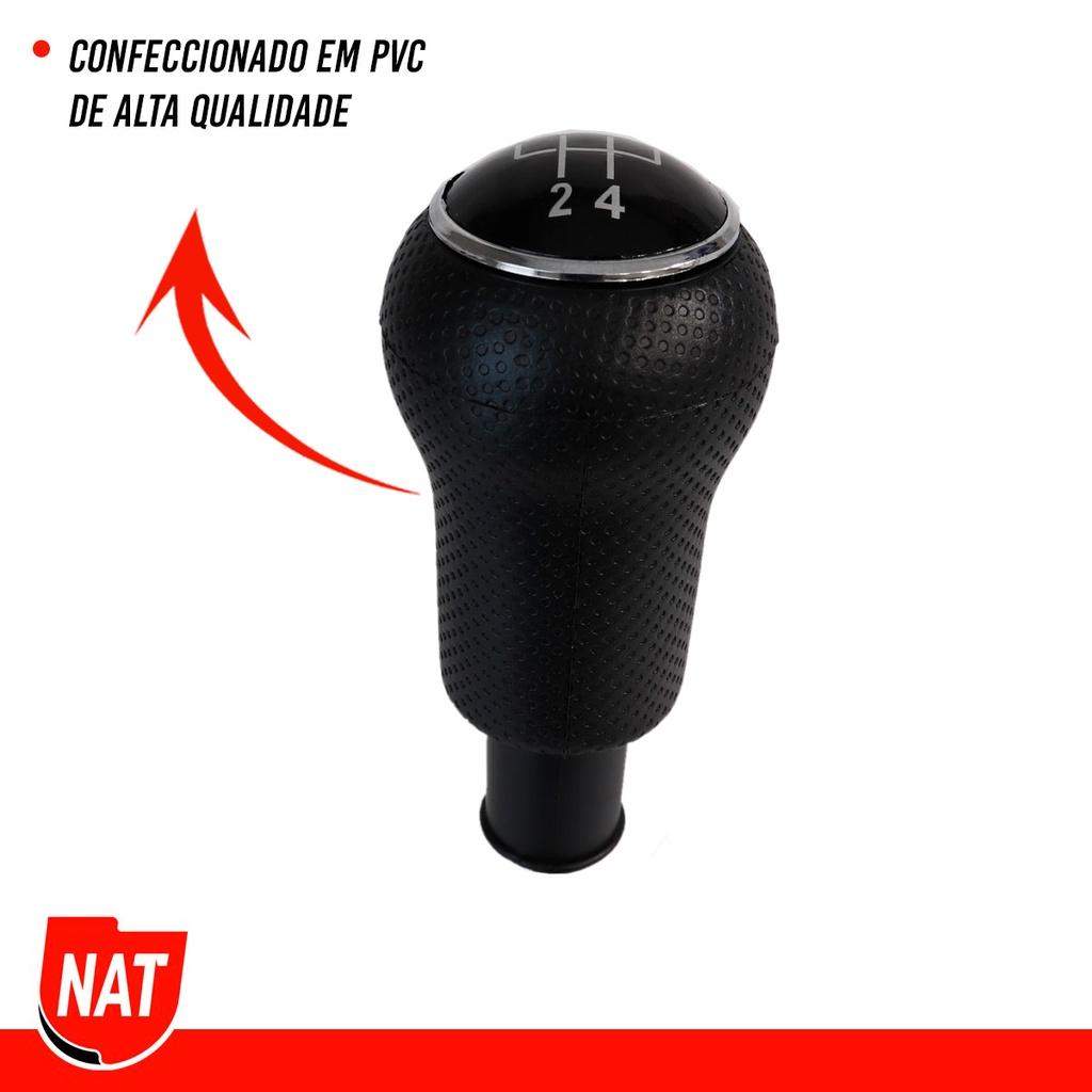 Manopla + Coifa Vw Golf 1998 Até 2007 E Audi A3 1997 Até