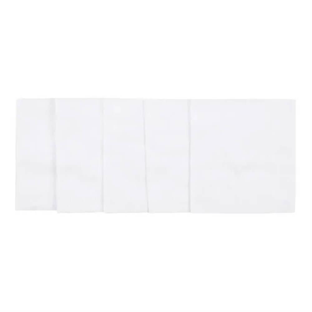 Fralda Tecido Duplo Lisa 65cm X 65cm Com 5 Unidades - Branca