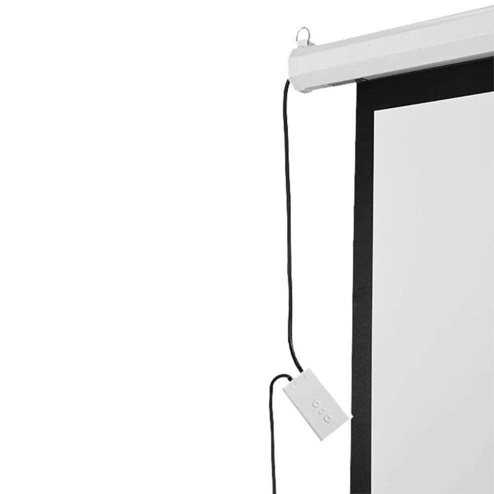 Tela De Projeção Retrátil Elétrica 203 X 152cm 220V Multi - Ac355