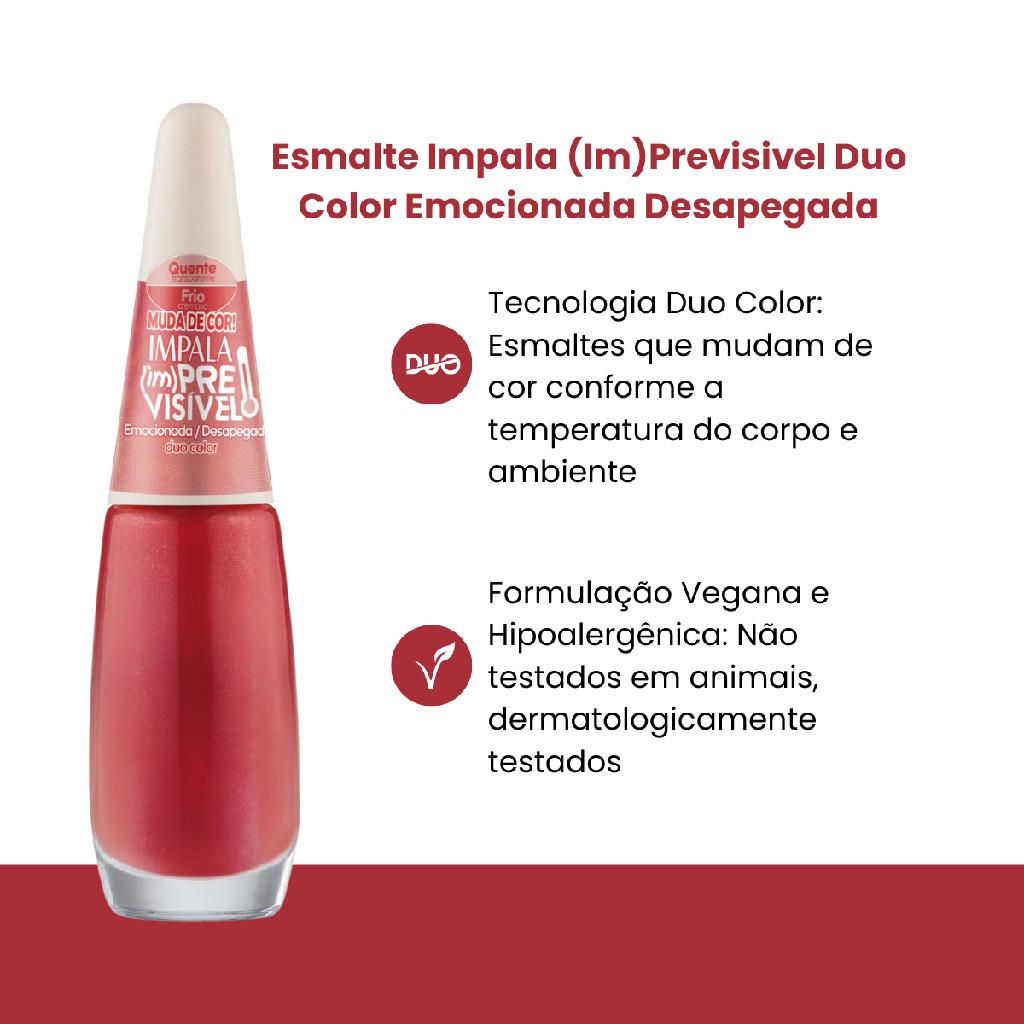Esmalte Impala (im)previsivel Color Emocionada Desapegada